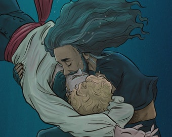 Kiss of Life gentlebeard print