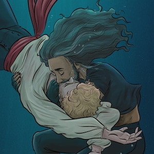 Kiss of Life gentlebeard print