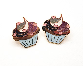 Asexual Cupcake Pride pin