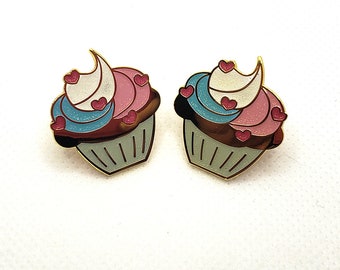 Transgender Cupcake Pride pin