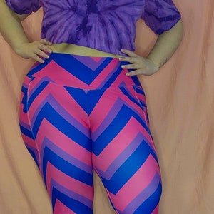 Can&#39;t Even Think Straight leggings WITH POCKETS - Bisexual (gay pride lgbtq)