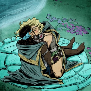 Achilles/Patroclus, Hades print