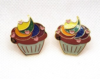 Gay Cupcake Pride pin
