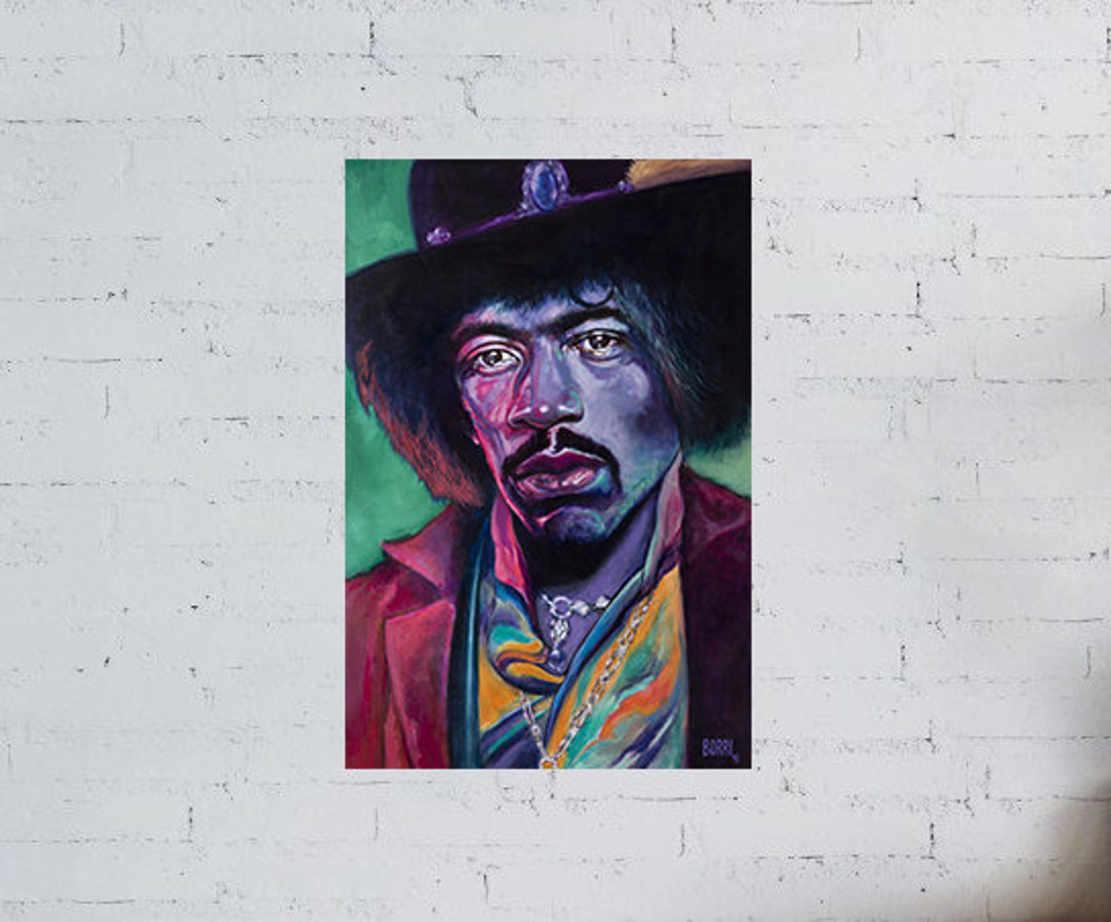 Jimi Hendrix Digital Download Print Guitarist Wall Art Rock and Roll