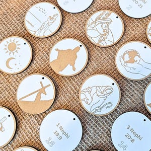 Book of Mormon Easter Advent Ornaments, Easter Decor, Easter Ornaments, Christ Centered Easter, Holy Week, Easter Egg Ornaments