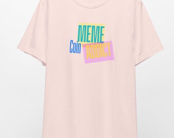 Camiseta "Meme Coin Addict", regalo humorístico para entusiastas de las criptomonedas