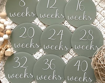 Pregnancy Milestone Disc,Baby Bump Signs,Pregnancy Milestone Marker, Pregnancy Photo Prop,Monthly Milestone Cards,Pregnancy Announcement