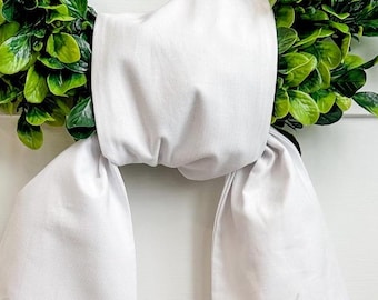 Blank Wreath Sash, Wreath Sash For Front Door, Front Door Bow, Wreath Ribbon, Wreath Scarf