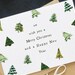 Printable Christmas Tree Holiday Card, Printable Christmas Card ...