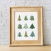 Christmas Tree Art Print Printable Holiday Decor (Instant Download) - Etsy