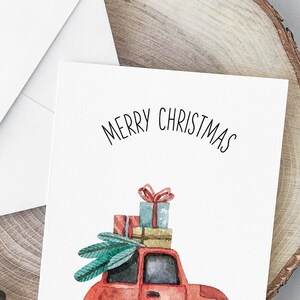 Farmhouse Christmas Card Printable, Printable Holiday Card, Digital ...