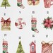 Christmas Advent Calendar, Printable Red and Green Christmas Countdown ...
