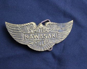 kawasaki belt buckle