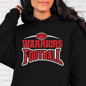 Football Hoodie, Game day Football Hoodie,Spirit Wear,Custom Football Hoodie,Unisex Football Hoodie,Glitter and Non Glitter Colors, Custom