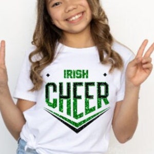 Cheerleader Shirt,Glitter Cheer Shirt,Cheer Team,Cheer Squad,Cheer Gift,Custom Cheer Shirt,Front Text Only,Glitter Spirit Shirt,Choose color