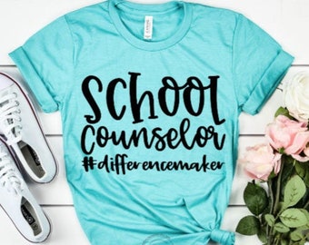 School Counselor, Counselor Tee, Teacher Shirt, Plus Unisex Shirt