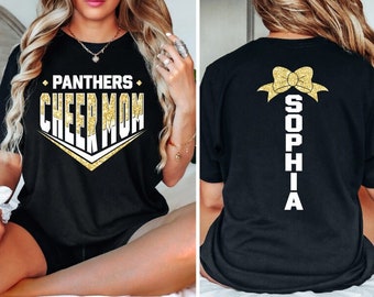 Glitter Cheer Mom Shirt,Cheer Mom Shirt,Cheerleader Mom Shirt,Custom Name,Cheerleader Gift,Cheer Squad Shirts,Cheer Tees,Cheer Spirit