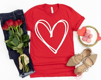 Heart Shirt,Valentine's Day Shirt,Teacher Valentine's Shirt,Teacher Tee,Unisex tee,Plus sizes Available 3x 4x