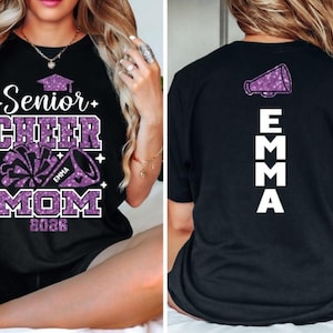Glitter Senior Cheer Mom Shirt 2026,Glitter Senior Cheer Mom 2026 Shirt,Cheer Mom Tee,Cheer Mom,Custom Cheer Shirt,Custom Name