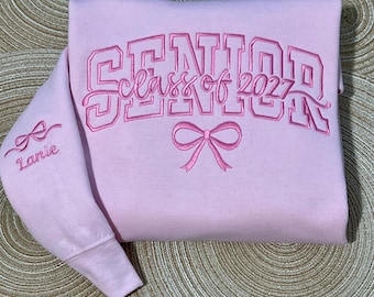 Embroidered Senior 2027 Sweatshirt,Senior Sweatshirt,Senior Gift,Senior Night, Senior Hoodie,Senior 2027