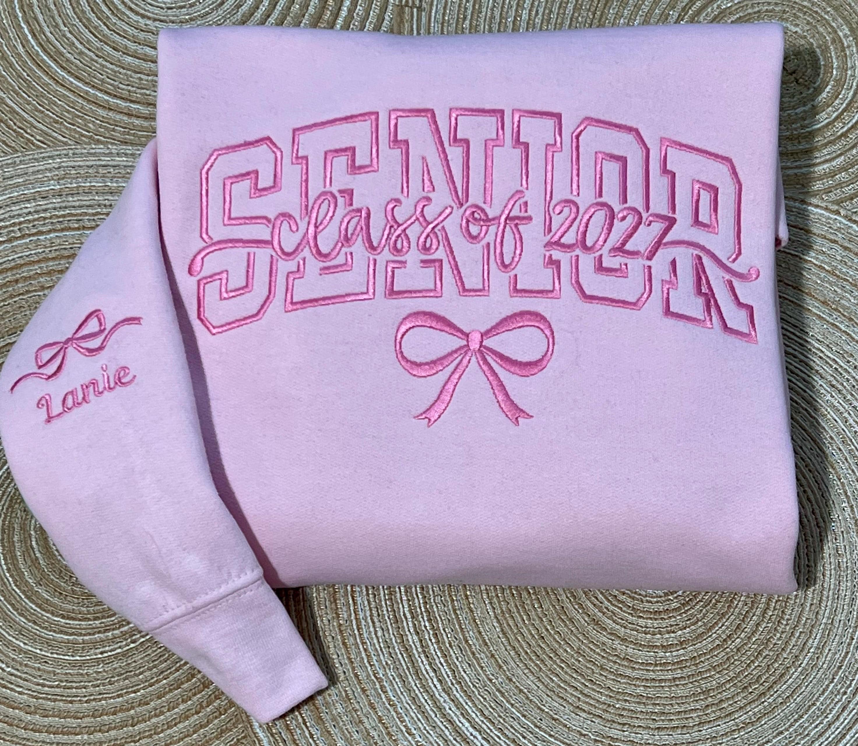 Embroidered Senior 2027 Sweatshirt,Senior Sweatshirt,Senior Gift,Senior Night, Senior Hoodie,Senior 2027