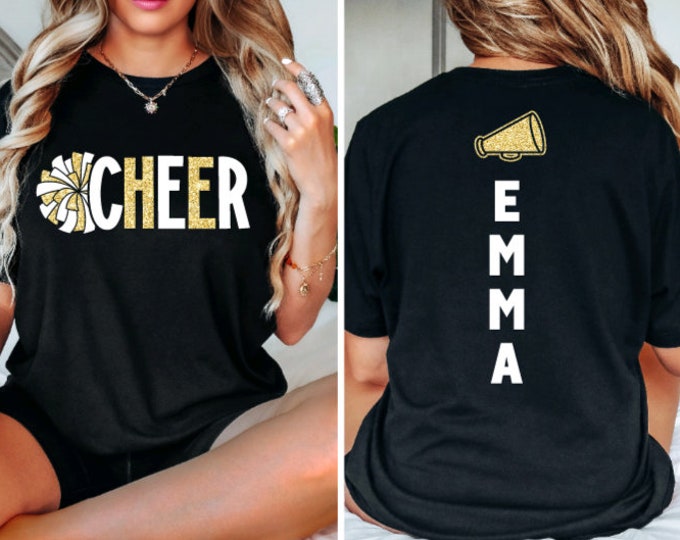 Glitter Cheer Shirtcheer Squad Shirts Cheer Team Etsy