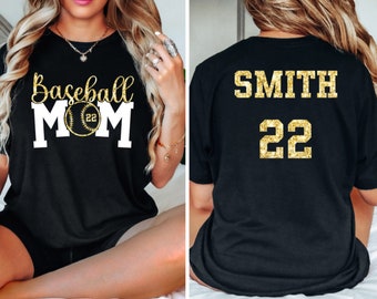 Glitter Baseball Mom Tee,Baseball Mom Shirt, Baseball tee, Personalized Baseball Mom Shirt,Glitter Baseball Mom Shirt, Baseball Mom Tee,