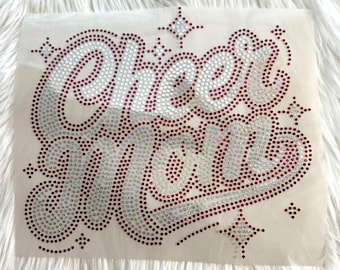 Cheer Mom Spangle Transfer, Cheer Mom Transfer,Cheer Mom Bling Transfer, Cheer Mom Design. Many Colors Available