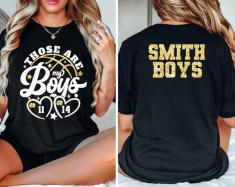 Those are My Boys,Glitter Basketball Mom Shirt,Two Sons,Two Basketball Players,Basketball Mom Tee,Basketball Mom Shirt,Basketball Mom Gift