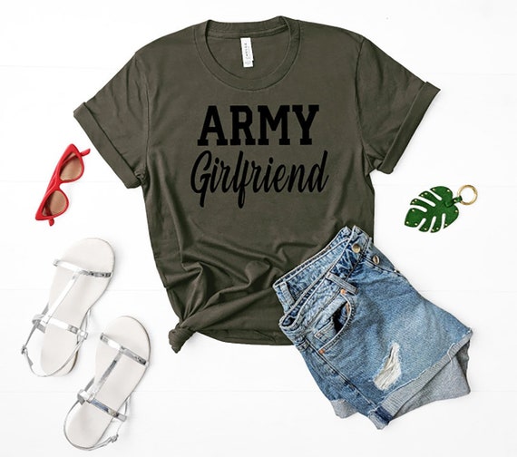 Army Girlfriend Army Spouse Military Spouse Shirt Unisex | Etsy