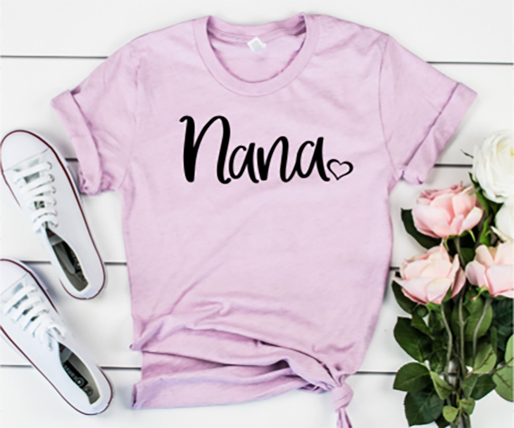 Nana Shirt Nana Tee Shirt Pregnancy Announcement Motherhood | Etsy