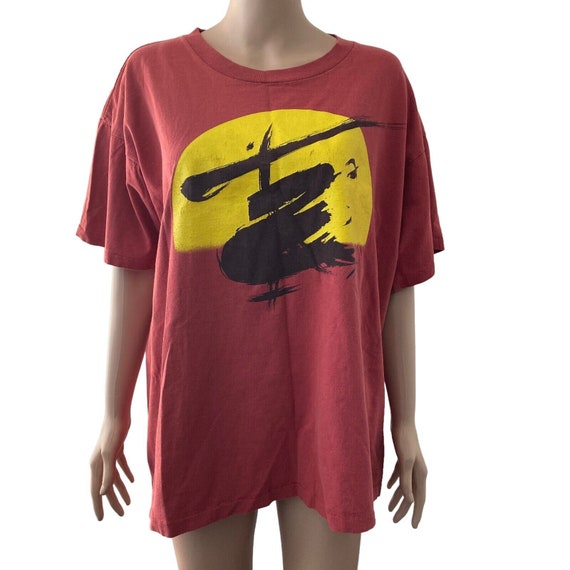 vintage 80s Miss Saigon T-shirt mens large broadw… - image 4