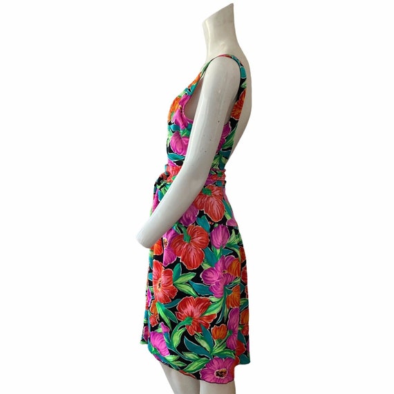 Vintage Catalina Swimsuit Floral One Piece w Saro… - image 8