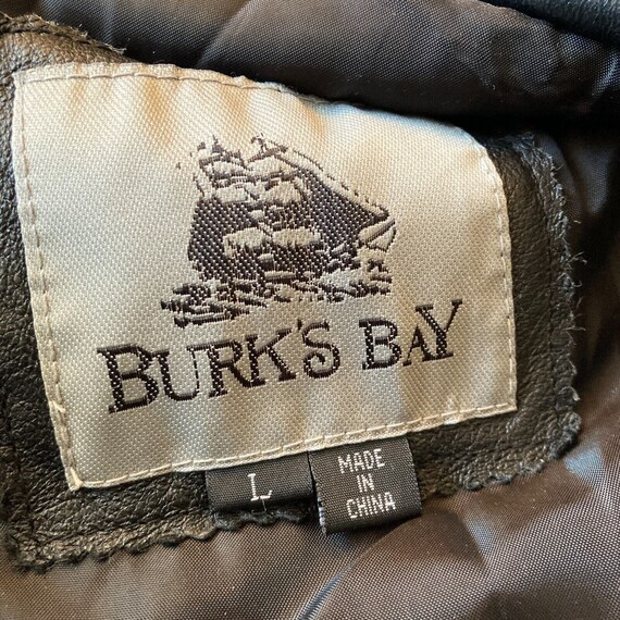 vintage burks bay leather jacket ramparts premier… - image 4