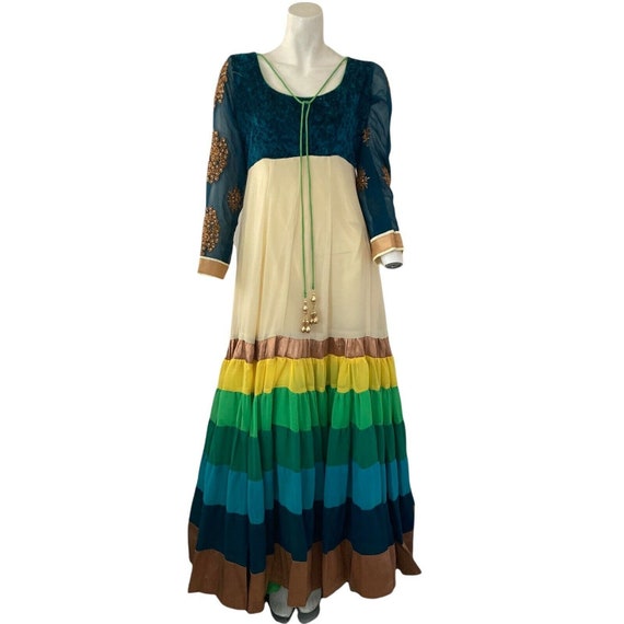 Vintage Dress Womens Handmade Indian Boho Inspire… - image 1