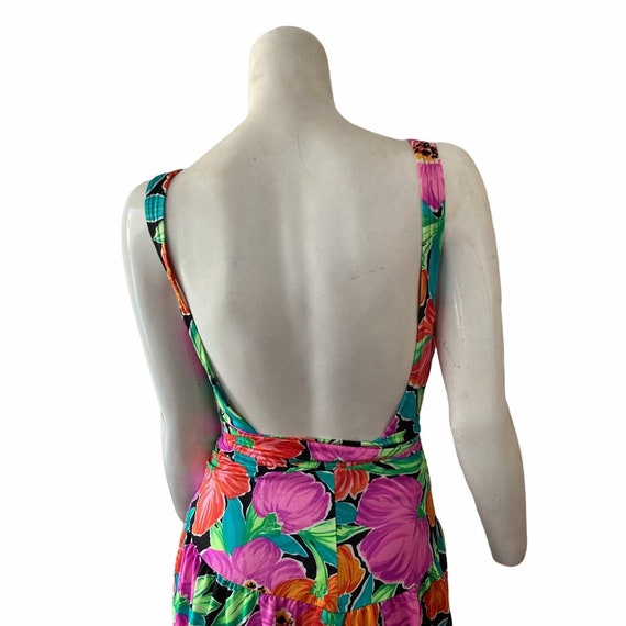 Vintage Catalina Swimsuit Floral One Piece w Saro… - image 10