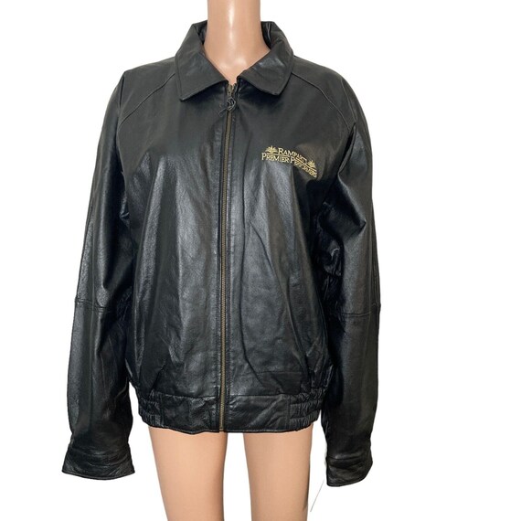 vintage burks bay leather jacket ramparts premier… - image 10