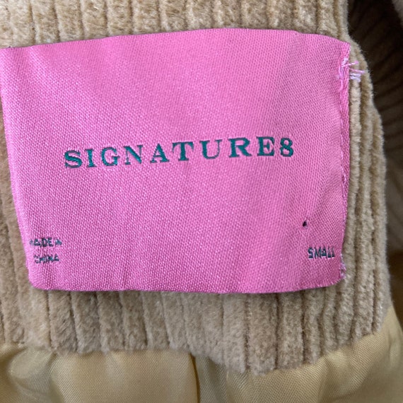 Vintage Signature Corduroy Jacket Womens Size Sma… - image 4