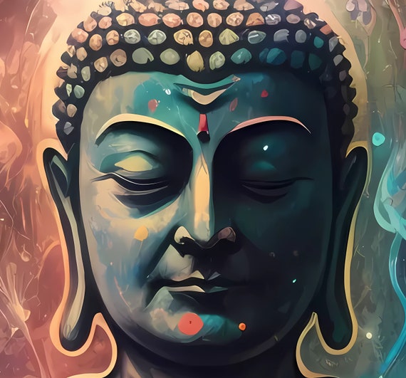 Buddha DMT #1 Digital Print, Frame TV, Wallpaper. - Etsy