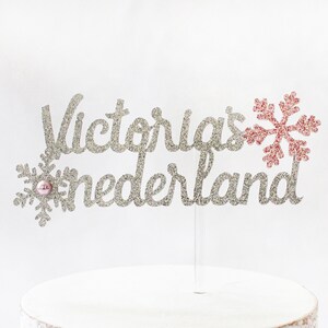 Winter ONEderland Cake Topper/Winter Wonderland Cake topper/Winter Onderland Decorations Girl/1st Birthday Cake Topper/Winter ONEderland