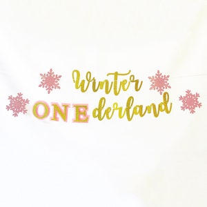 Winter Onederland Decorations Girl, 1st Birthday Girl, Snowflake Confe