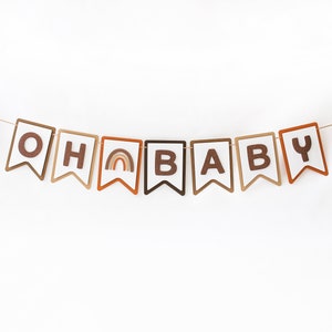 Boho Rainbow oh baby Banner/Boho OB BABY Banner/Boho Rainbow Banner/Boho Baby Shower Banner/Boho Baby Shower Décor/Boho Party Décor