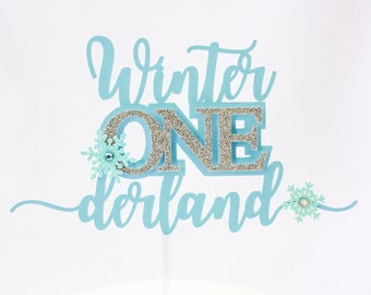 Winter ONEderland Cake Topper/Winter ONEderland Decorations Boy/Winter Onederland/1st Birthday Topper/Winter Wonderland Cake Topper/One