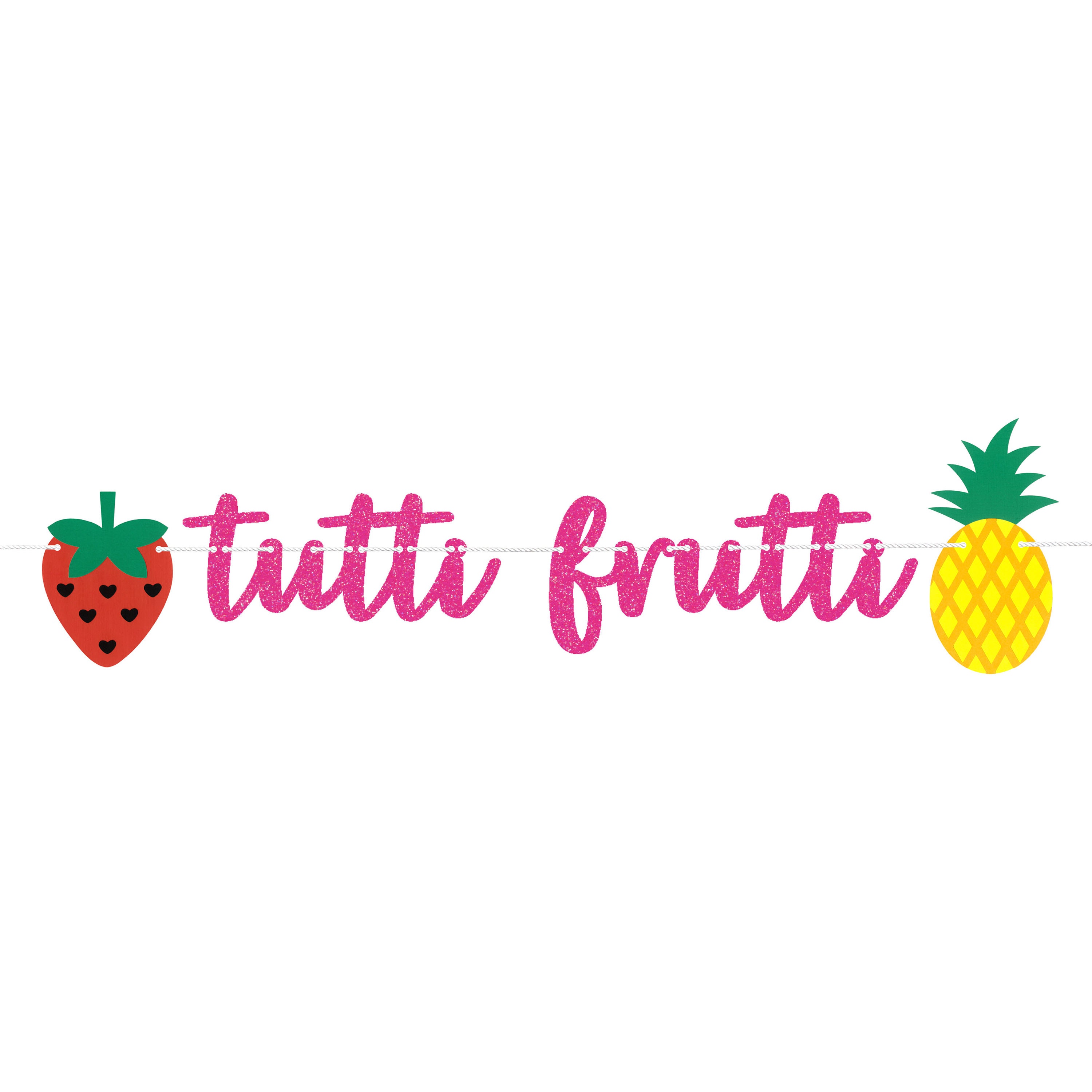 Tutti Frutti Banner/tutti Frutti Garland/tutti Frutti Birthday Etsy