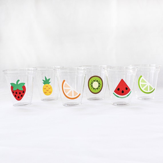 Fruit Party Décor/fruit Party Cups/fruit Birthday Party Etsy