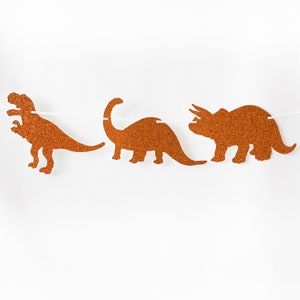 Orange Dinosaur Garland/Dinosaur Garland/Orange Dinosaur 1st Birthday Party/Boy Dinosaur Baby Shower/Girl Dinosaur Baby Shower/Dino Party