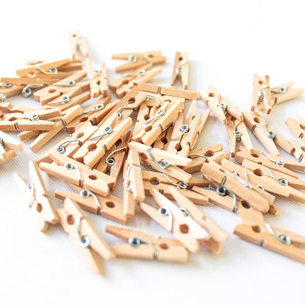 Mini Clothes Pins Etsy