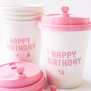 Winter ONEderland Cups/Winter ONEderland Hot Chocolate Bar/Snowflakes Cups/Winter Birthday Decorations Girl/Winter Birthday Party Cups
