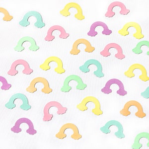 Pastel Rainbow Confetti/Pastel Rainbow Birthday Party Décor/Pastel Birthday Confetti/Pastel Rainbow Baby Shower/Pastel 1st Birthday Party