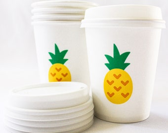 Pineapple Cups/Pineapple Birthday Party Cups/Fruit Birthday Party Cup/Fruit Party Décor/Fruit Birthday Party/Fruit Baby Shower/Fruit Party